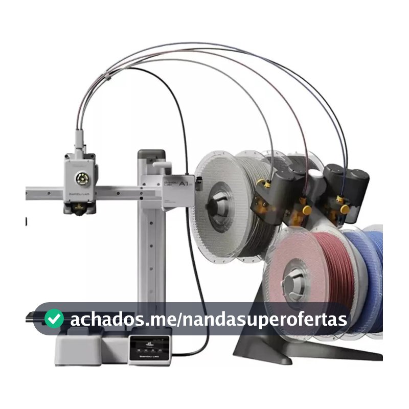 Impressora 3d Bambu Lab A1 Mini + Ams Lite (combo) Cor Prateado