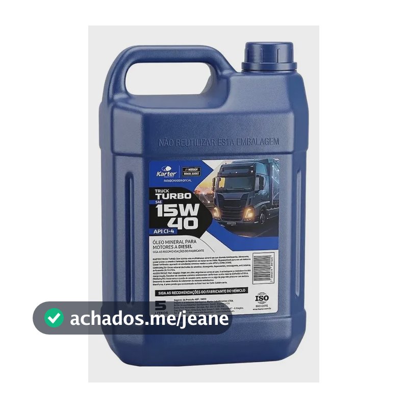 Óleo Lubrificante Karter Truck Turbo 15w40 Api Ci4
