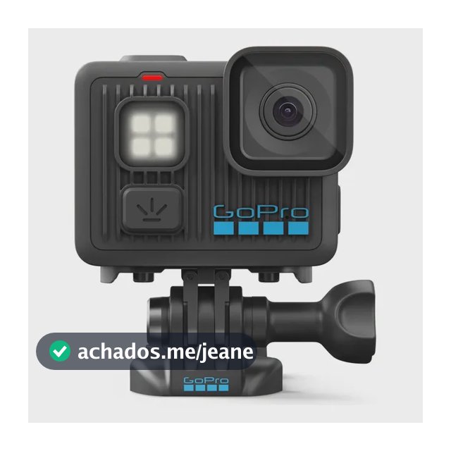 GoPro LIT HERO - Câmera de Ação Compacta à Prova d'água com Luz Integrada, Vídeo 4K60 Ultra HD, Foto de 12 MP, Tela Sensível ao toque, Estabilização HyperSmooth