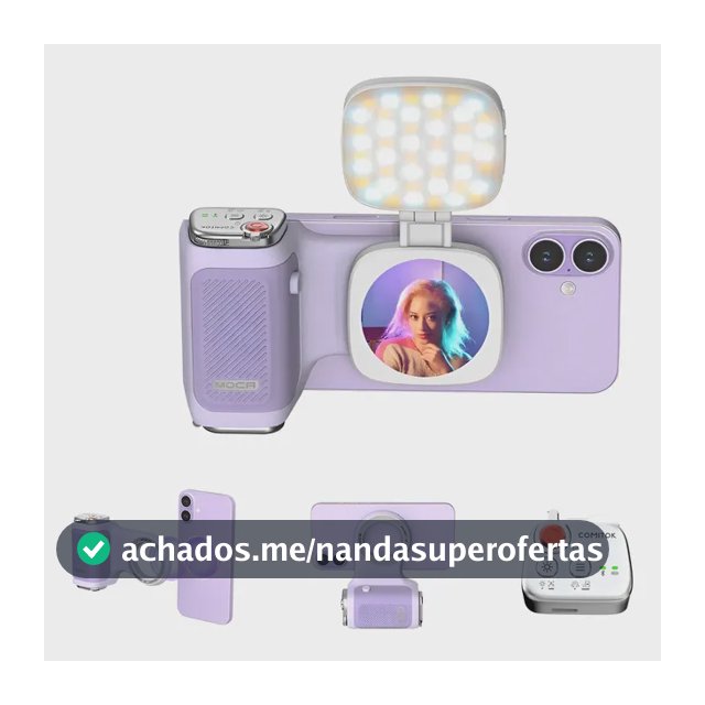Estabilizador Comitok Moca Para iPhone - Fill Light (cor Opc