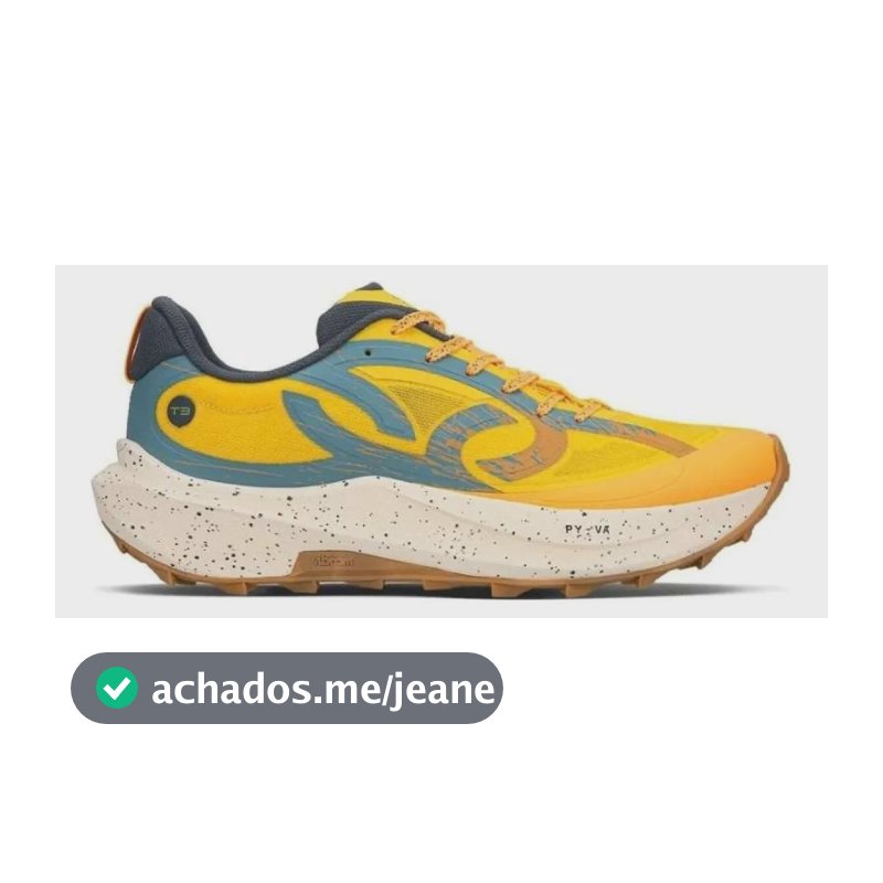 Tênis Olympikus Corre Trilha 3 Unissex Amarelo/azul 41 Br