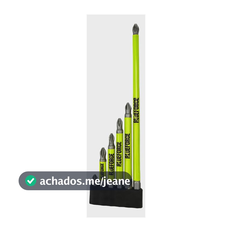 Bits Magnético Ponteira Philips Parafusadeira Ph2 Jogo 6 Pcs