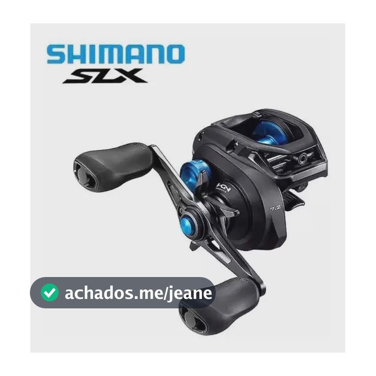 Lançamento Carretilha Shimano  Slx 151 Xg (8:2.1) . Preto/azul Esquerdo
