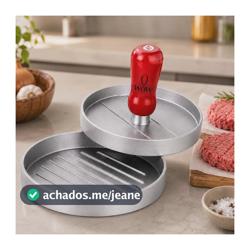 Molde De Hamburguer Caseiro Artesanal Multiuso 12cm Wow World Of Wonders