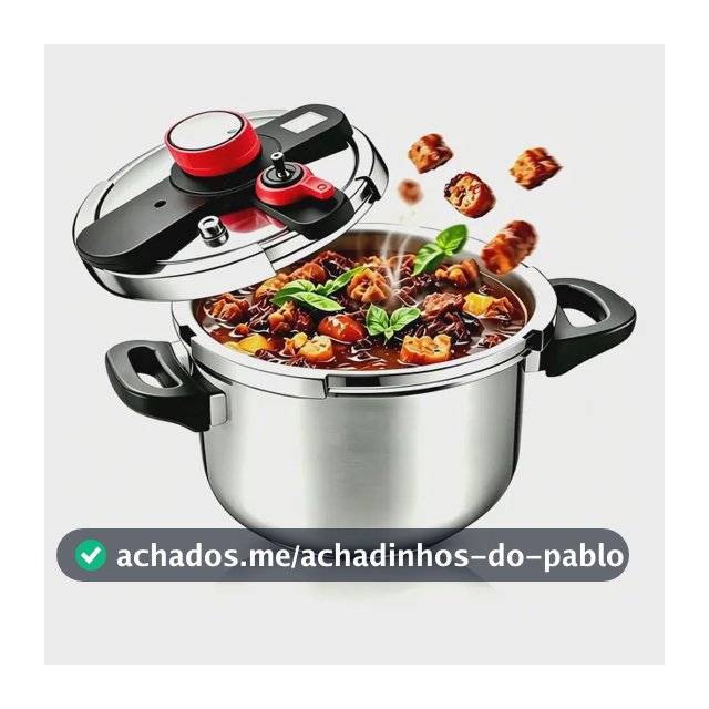 Panela De Pressão Indução E Gás De Aço Inoxidável 4 Litros