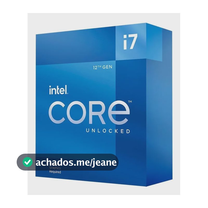 Processador Intel Core I7-12700kf, 3.6ghz (5.0ghz Max Turbo