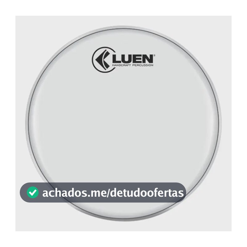 Pele Leitosa Luen Percussão 8 Polegadas