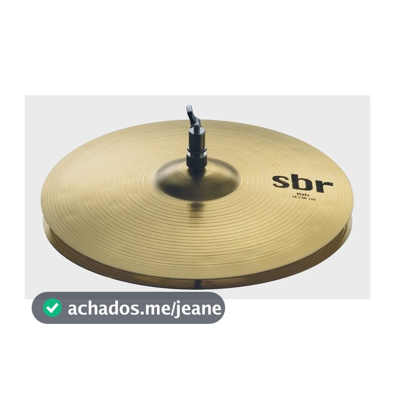 Hihat Chimbal Sabian Sbr 14'' Brass