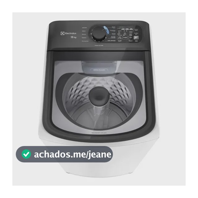 Máquina De Lavar Electrolux 13kg Branca Compacta (let13 Branca