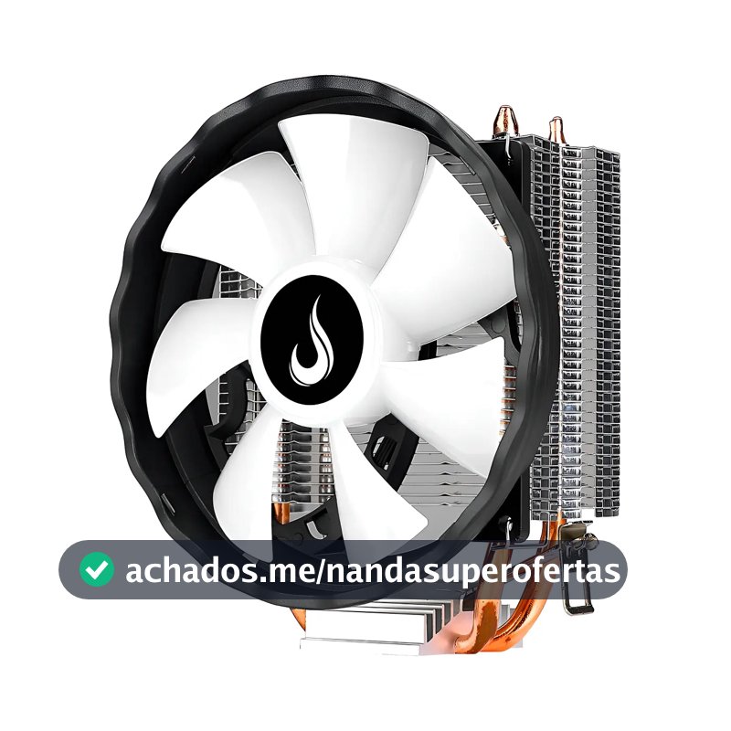 Air Cooler Gamer | Rise Mode | Z4 White | Intel E Amd LED Sem Led
