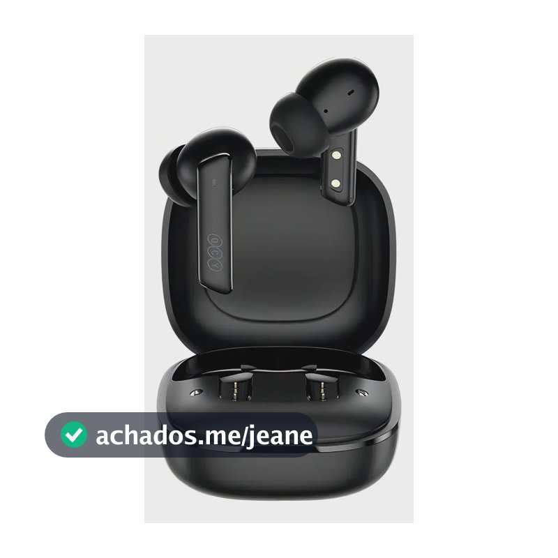 Fone Qcy Ht05 Melobuds Bluetooth 5.2 Com Cancelamento Anc Cor Preto
