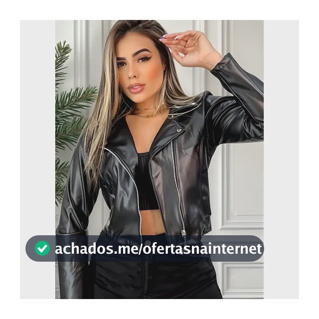 Jaqueta Feminina Courinho Com Zíper Gola Polo