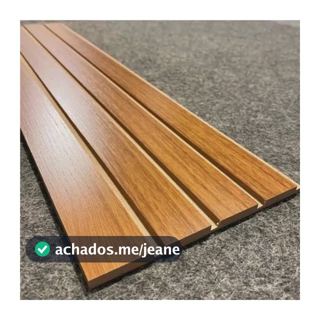 20 Placas Adesivas Painel Madeira Ripada Montável Mdf 45x11 Freijo