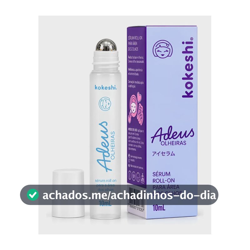 Sérum Roll-on Para Olheiras Adeus Olheiras Kokeshi Coreano Todo Tipo De Pele Dia/noite