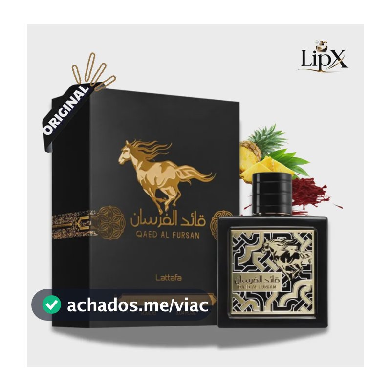 Perfume Árabe Qaed Al Fursan EDP Masculino Eau de parfum 90ML