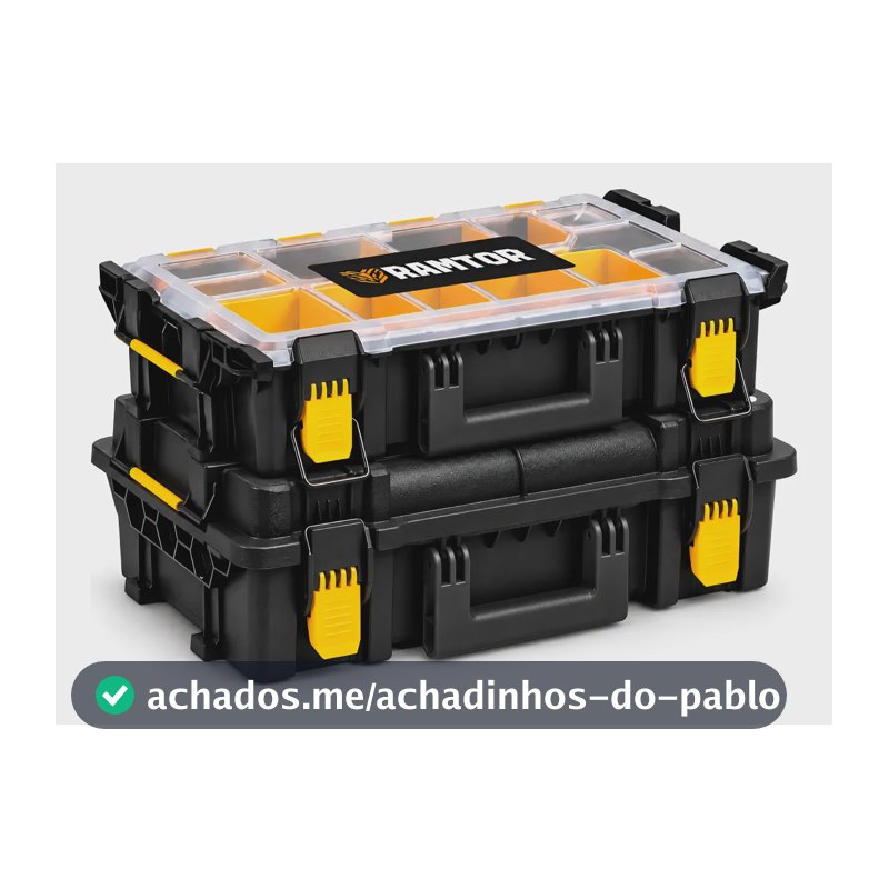Kit Maleta Ferramentas Modular Com Organizador Anti Impacto Amarelo/preto