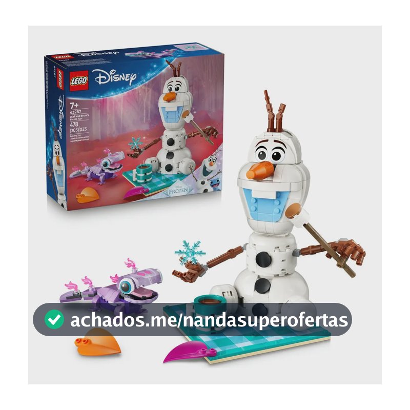 LEGO® | Piquenique divertido Disney Frozen de Olaf e Bruni 43287