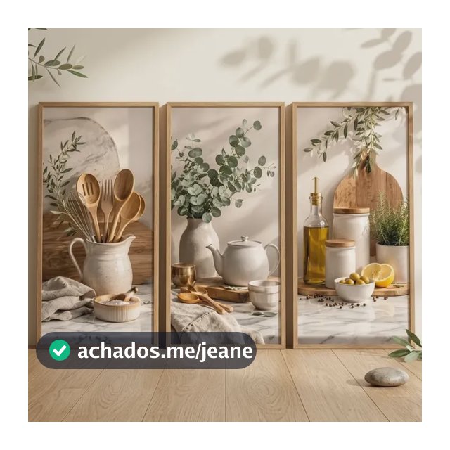 Quadros Decorativos Tempero Cozinha Amor Comida Abstrato Moderno Infinito