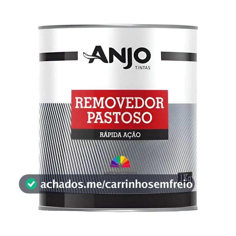 Removedor De Tintas Pastoso Anjo Pasta Removedora 1kg