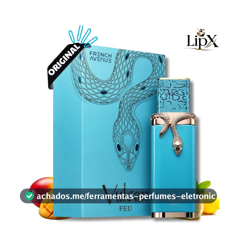 Perfume Arabe Vulcan Feu Citrico Frutado Edp 100ml
