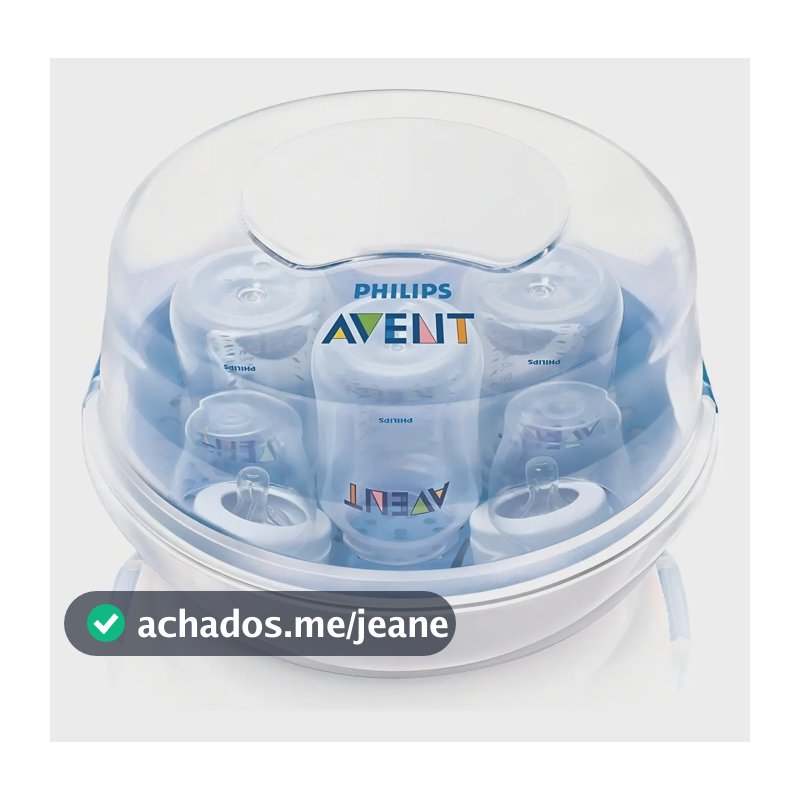 Esterilizador de Mamadeiras a Vapor para Microondas Philips SCF281/02 Avent