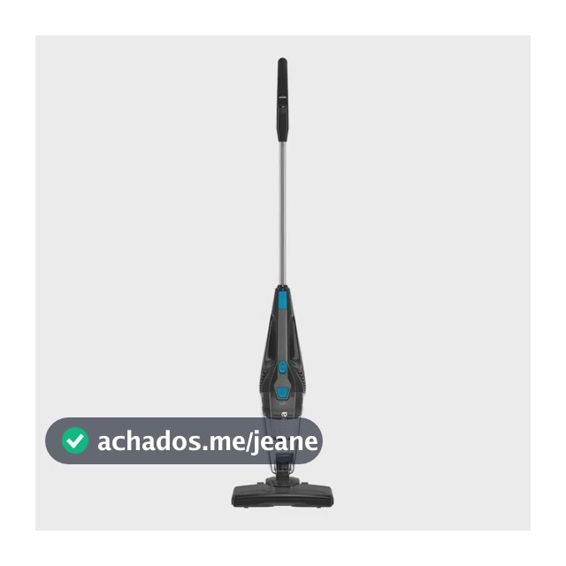 Aspirador de Pó Vertical Midea, 1350W, 2 em 1, cabo de 5M, Preto e Azul