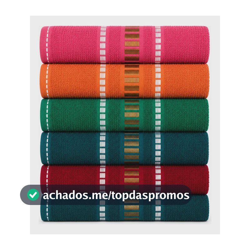Kit 12 Toalhas De Rosto Slim Para Banheiro Lavabo 45x60 Multicolorido