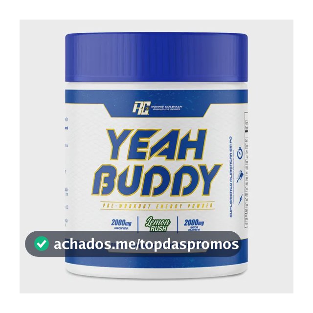 Pré Treino Yeah Buddy Ronnie Coleman 360g Lemon Rush Limon Rush