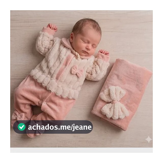 Saida De Maternidade Menina Bebê Quentinha Inverno Sintonia