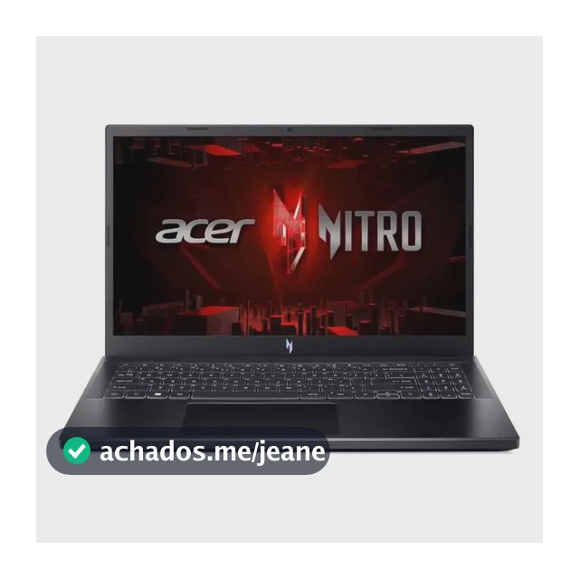 Notebook Gamer Acer Nitro V ANV15-51-57WS Intel® Core™ i5-13420H 13ªGeração 512SSD 8GB Nvidia® GeForce® RTX 3050 GDDR6 Linux Gutta 15,6'