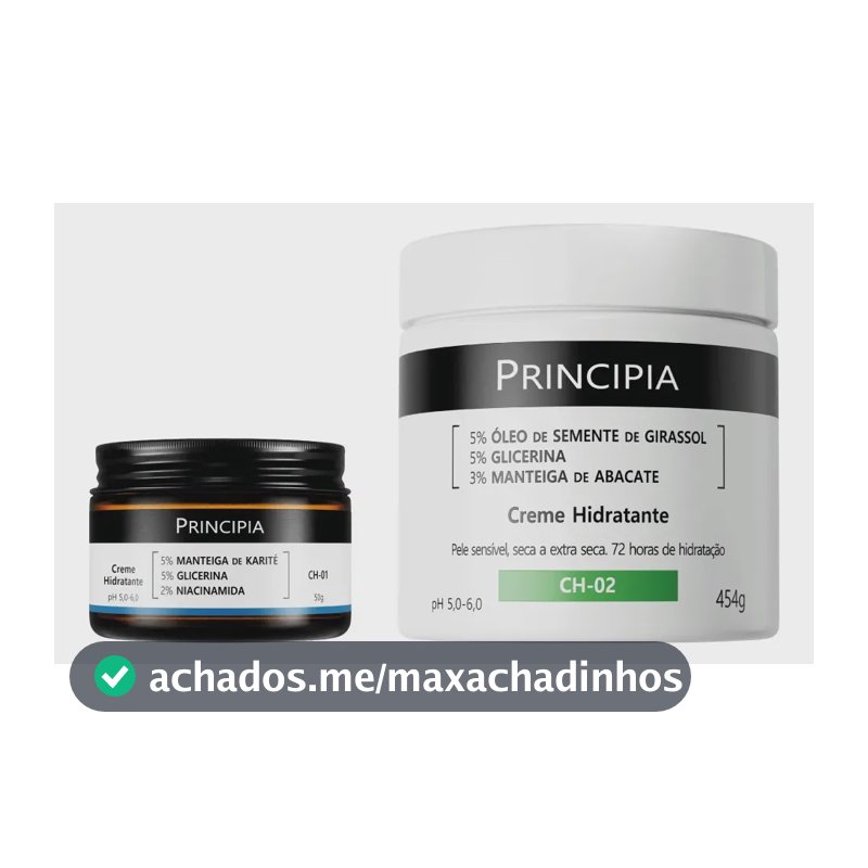 Principia Kit Cremes Hidratantes Rosto E Corpo Ch-01 + Ch-02 Seca Dia/noite