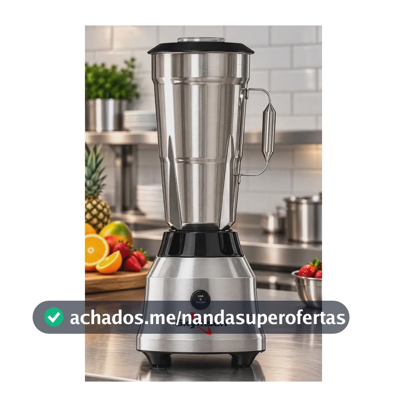 Liquidificador Skymsen Alta Rotação 2 Litros LI2 Aço Inoxidável 900w -