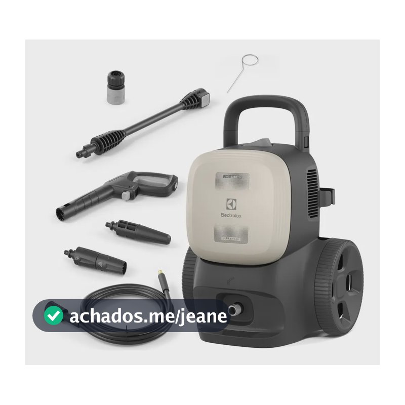 Lavadora De Alta Pressão Lava Jato Uws2250 Lava Car Electrolux 2250psi Com 1800w Potencia Ultrawash Com Dispenser Detergente Integrado Alça Retrátil Cabo Elétrico 5 Metros Creme 220v 60 Hz Creme 220v