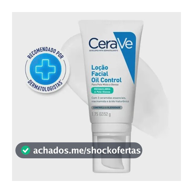 Loção Facial Hidratante para Pele Oleosa Oil Control CeraVe 52g