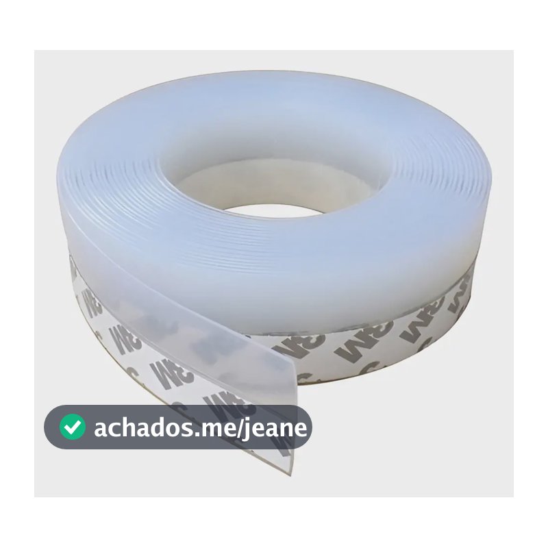 Fita Veda Fresta Porta Transparente 5 Metro Janela Pivotante Transparente Não Possui