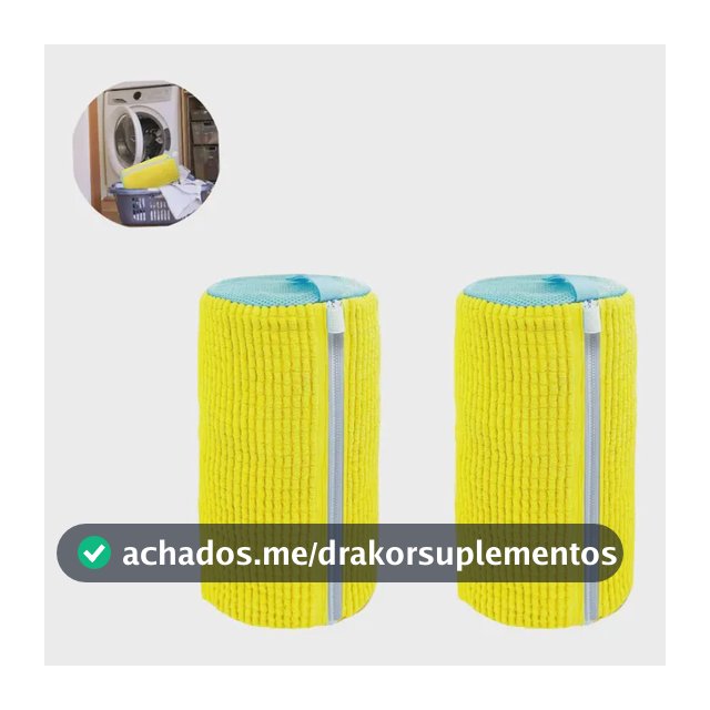 Kit 2 Saco Para Lavar Sapatos Na Máquina De Lavar Prático Kit 2 Aleatoria