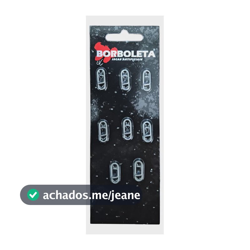 Engate Rápido Snap 80lbs Borboleta- Cartela C/ 8un