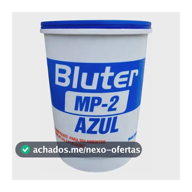 Graxa Azul Para Rolamentos Mp2 Litio 1kg Bluter