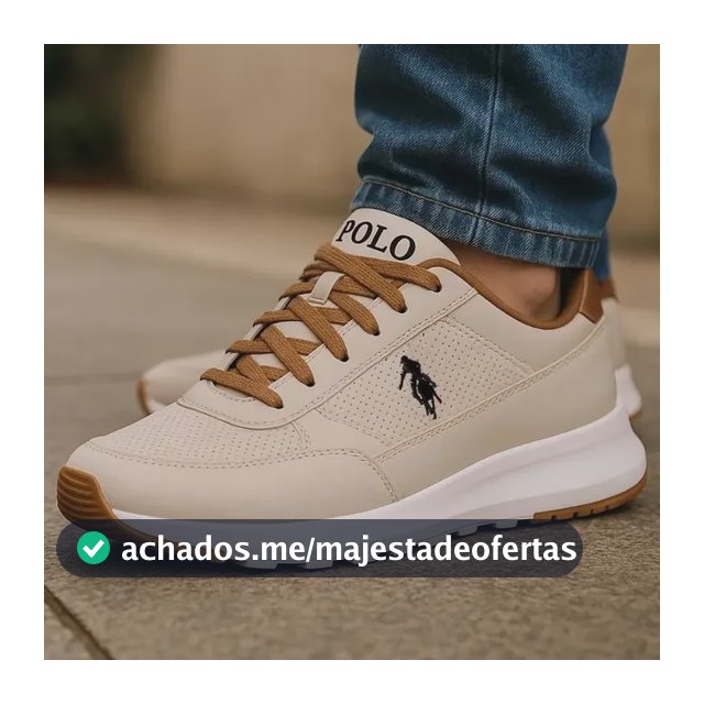 Tenis Casual Masculino Sapatênis Polo Elite Couro Promoção