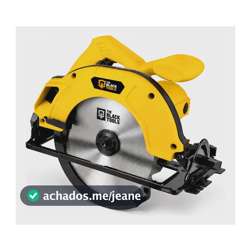 Serra Circular Elétrica 1100w Profissional 127v Para Madeira Amarelo 127v 50/60hz