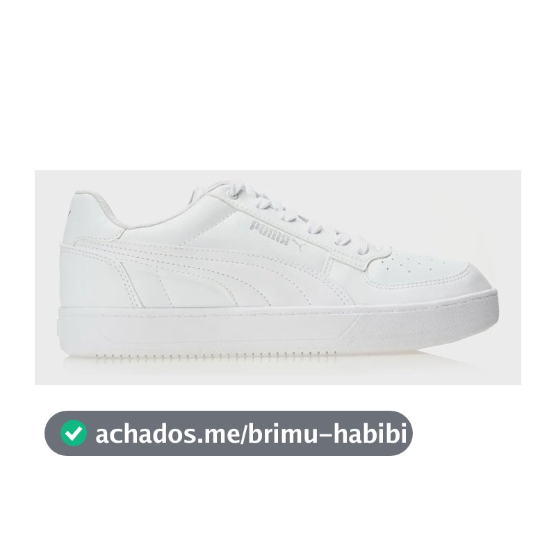 Tênis Feminino Caven 2.0 Puma Puma White-puma Silver Liso 39 Br