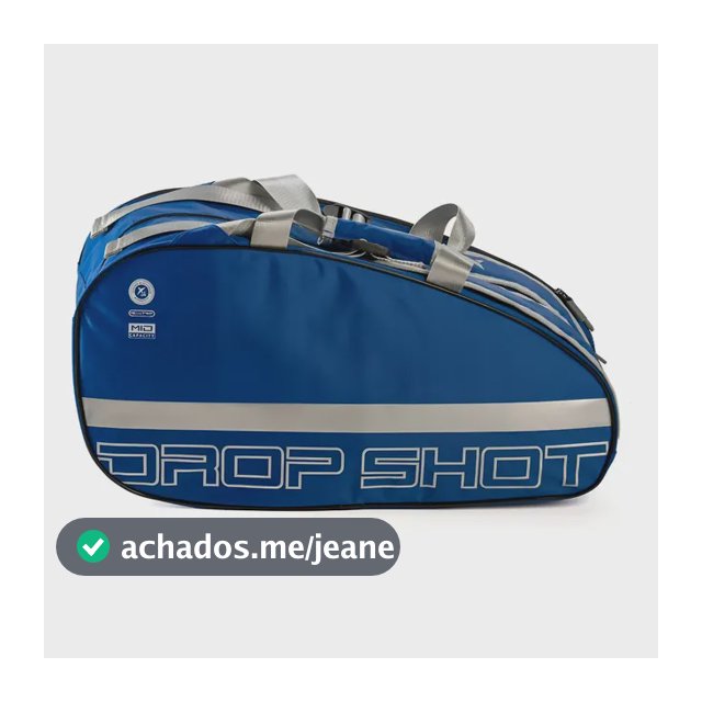 Raqueteira Drop Shot Essential 25 Azul Padel Beach Tennis