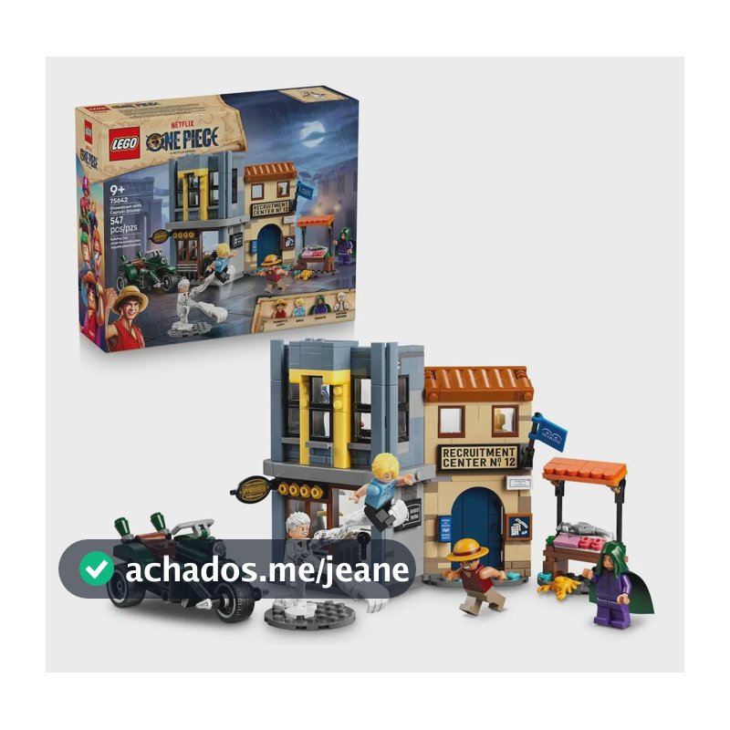 LEGO ONE PIECE Confronto com o Capitão Smoker 75642; Brinquedo de construção para meninos, meninas e fãs da série; Presente Dia das crianças; 9+