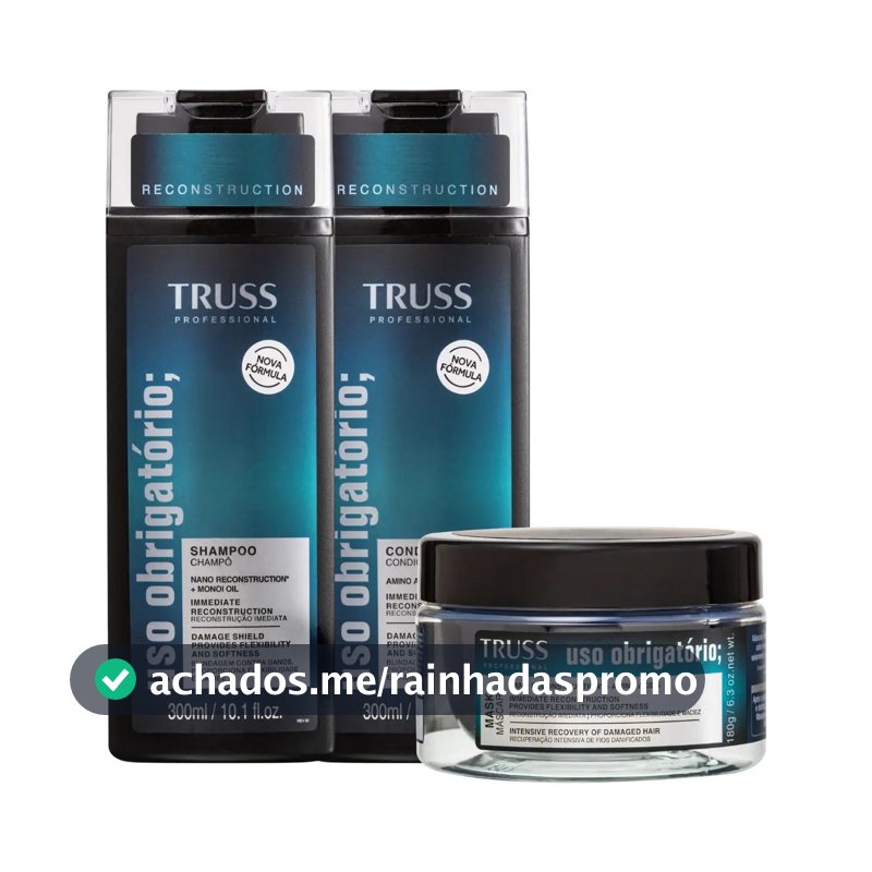 Truss Kit Uso Obrigatório Reconstrutor Sh + Cond + Masc