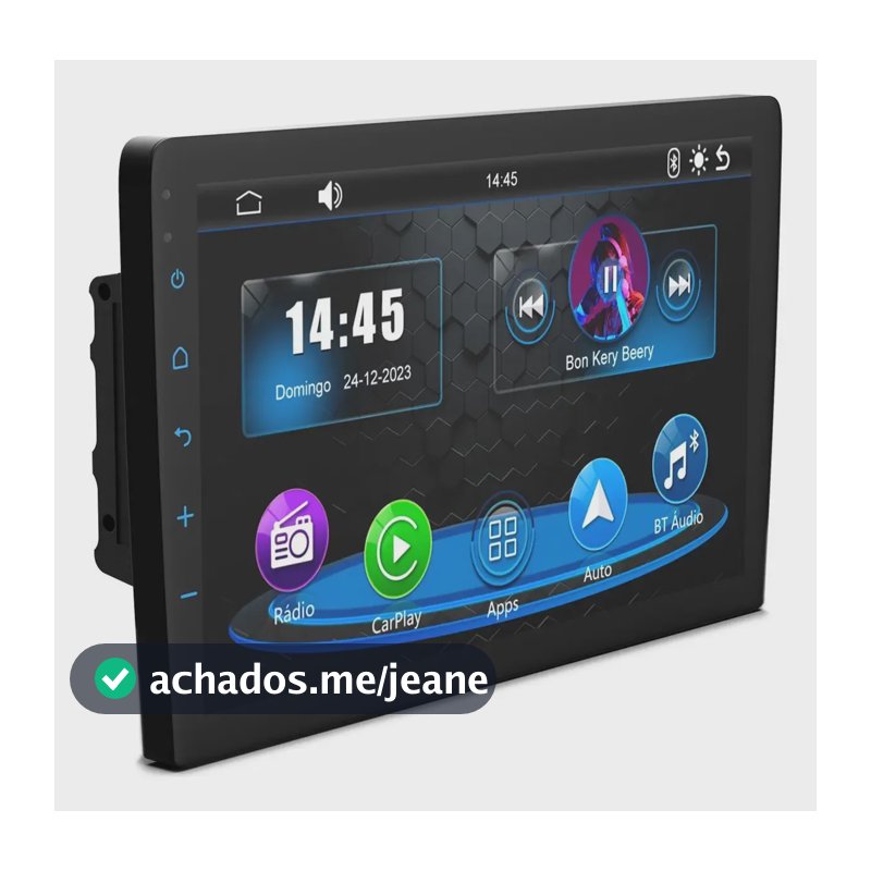 Central Multimídia 2 Din Faaftech Cm9 9 Polegadas ConnectMedia com Apple Carplay e Android Auto Sem Fio