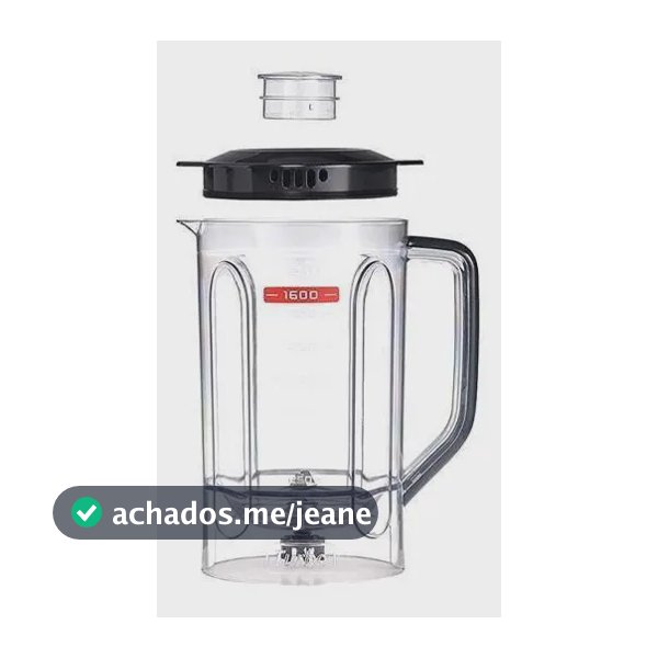 Copo Preto do Liquidificador Mondial Turbo Power L-99 1600ml