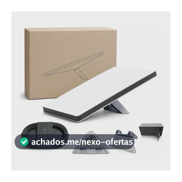 Antena Starlink Mini Internet Via Satélite Spacex Kit Compacto E Portátil