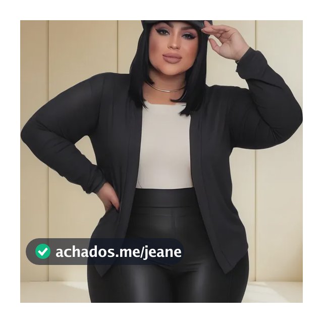Cardigan Casaquinho Manga Longa Casaco Feminino Plus Size
