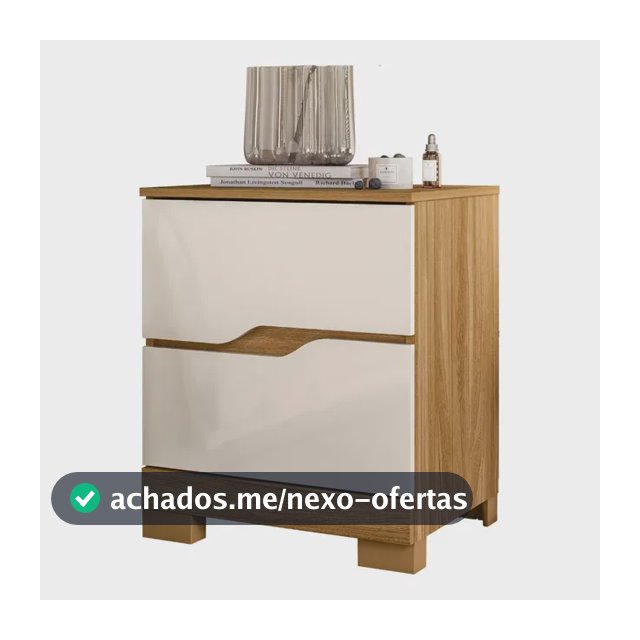 Mesa De Cabeceira Ares 2 Gavetas Moval