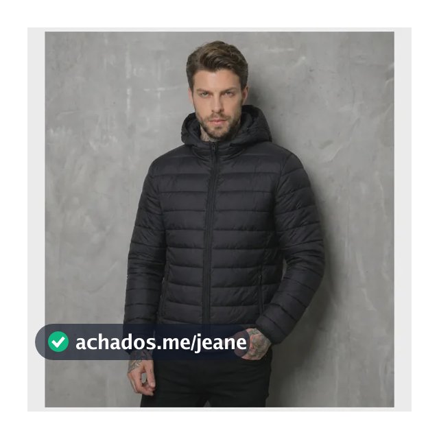 Jaqueta Puffer De Frio  Blusa Impermeável Inverno Intenso